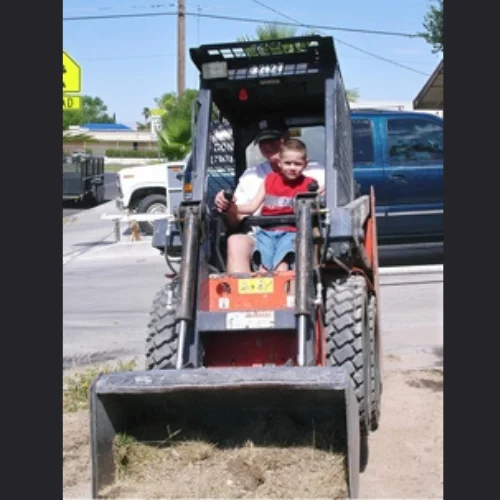 JMS Contractors family tradition — operating construction equipment in Las Vegas